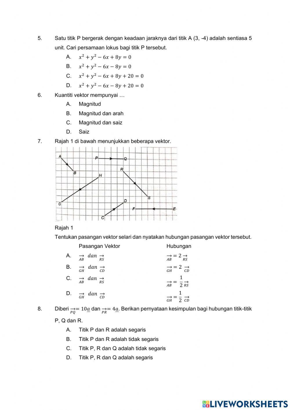 Ujian matematik tambahan