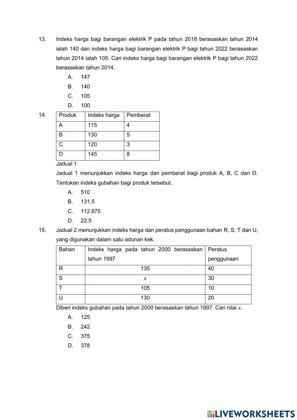 Ujian matematik tambahan