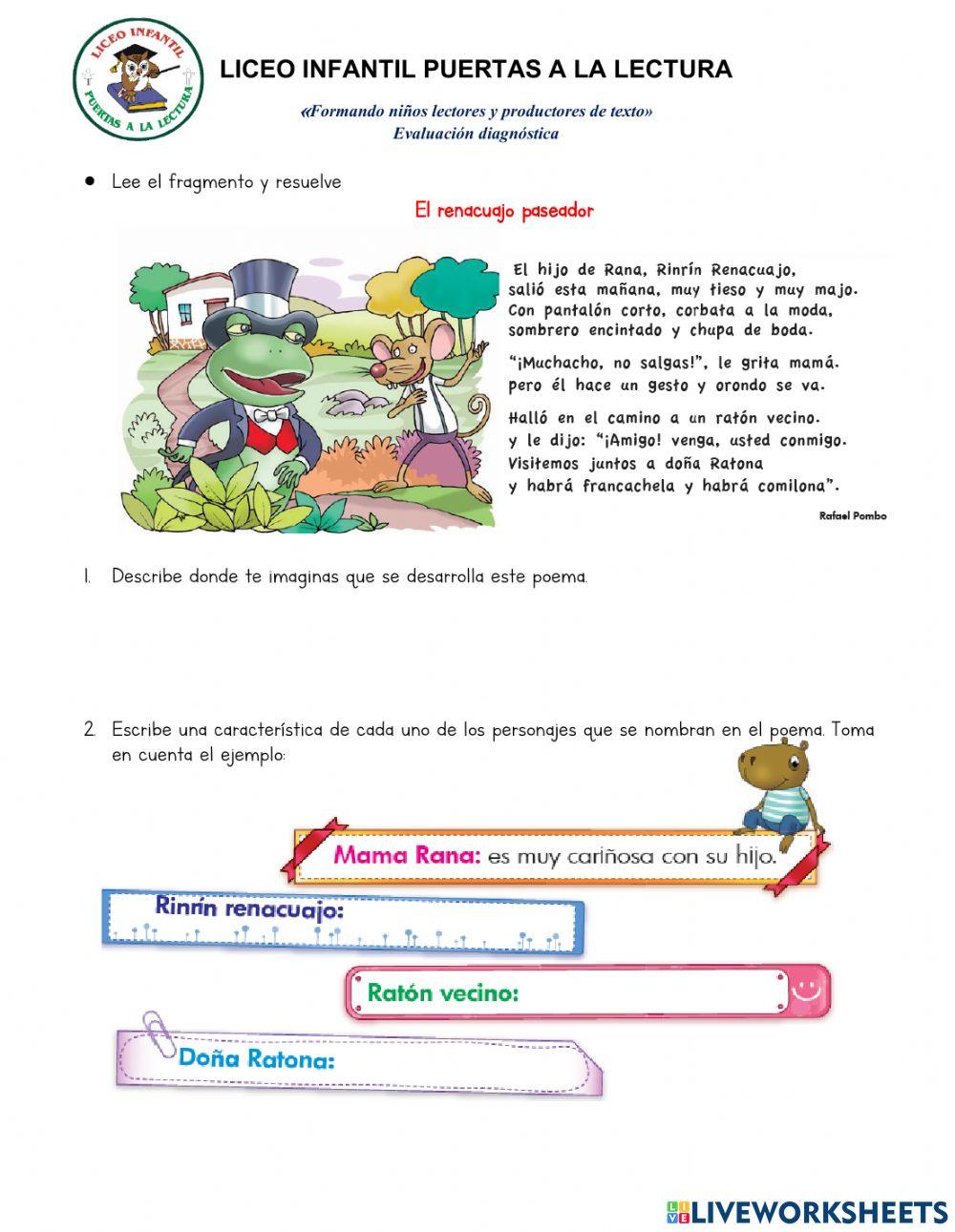 Evaluacion diagnóstica