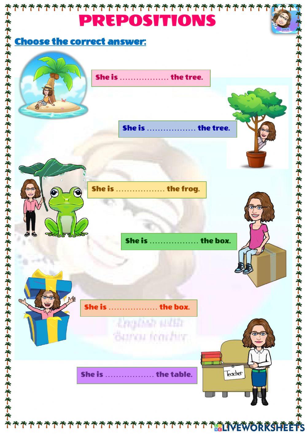 Grade 4-Unit 6-Prepositions Grade 4-Unit 6-Prepositions
