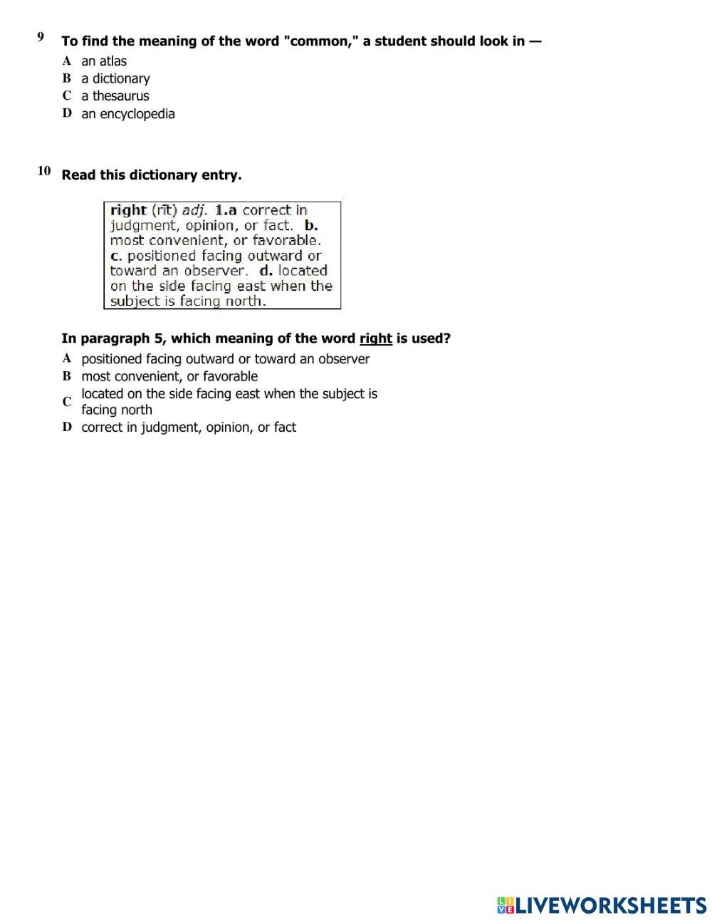 Word Reference Materials Graded Assignment