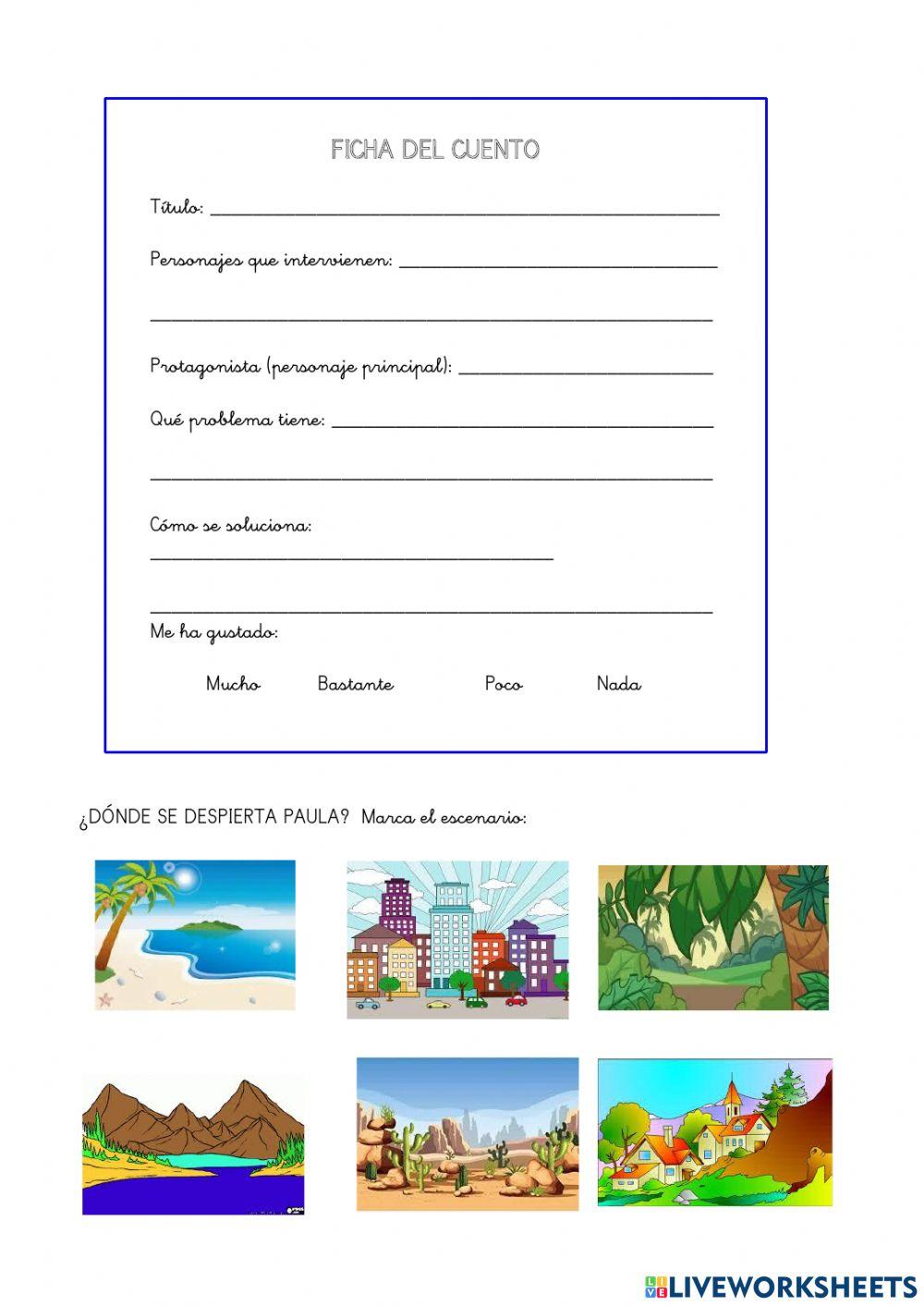 Ficha cuento esto no es una selva