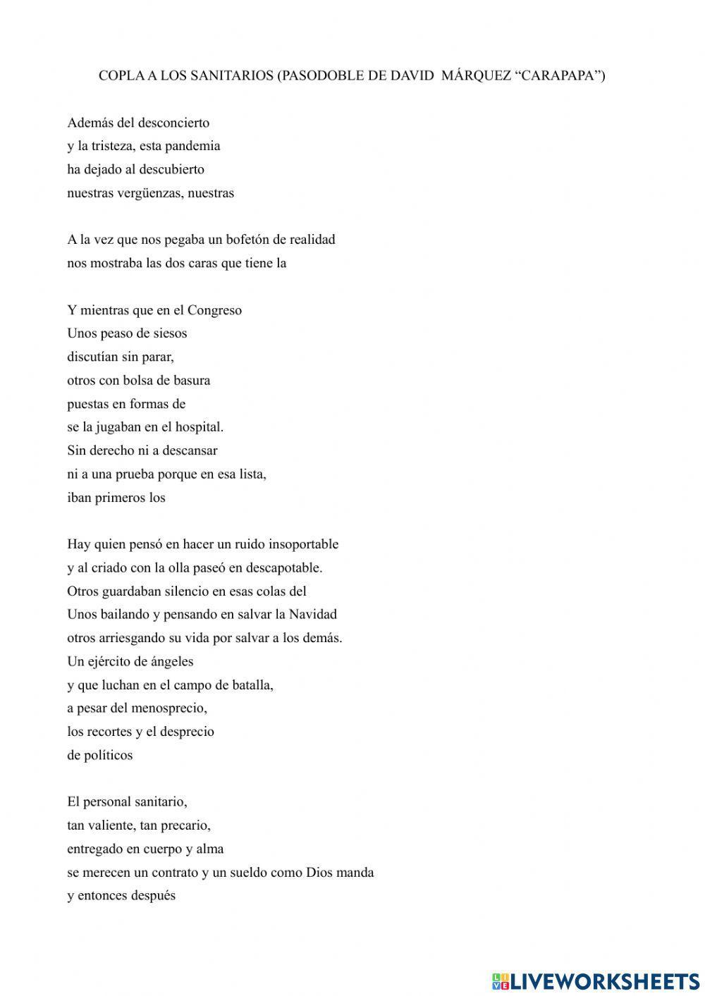 Pasodoble -Además del desconcierto-