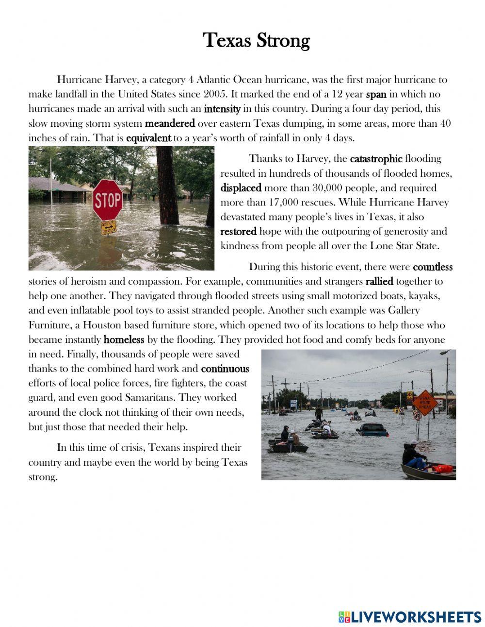 Context Clues-Texas Strong Assessment Context Clues-Texas Strong Assessment