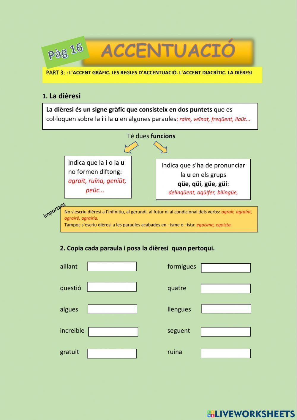 ACCENTUACIÓ Part 3. pàg 16