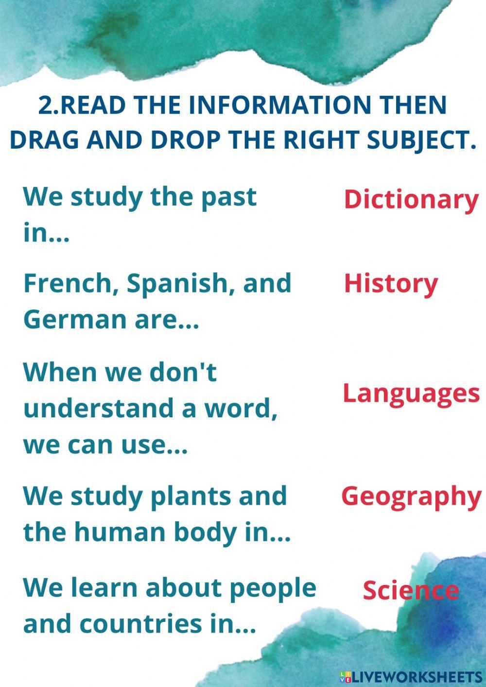 English exam 5th grade