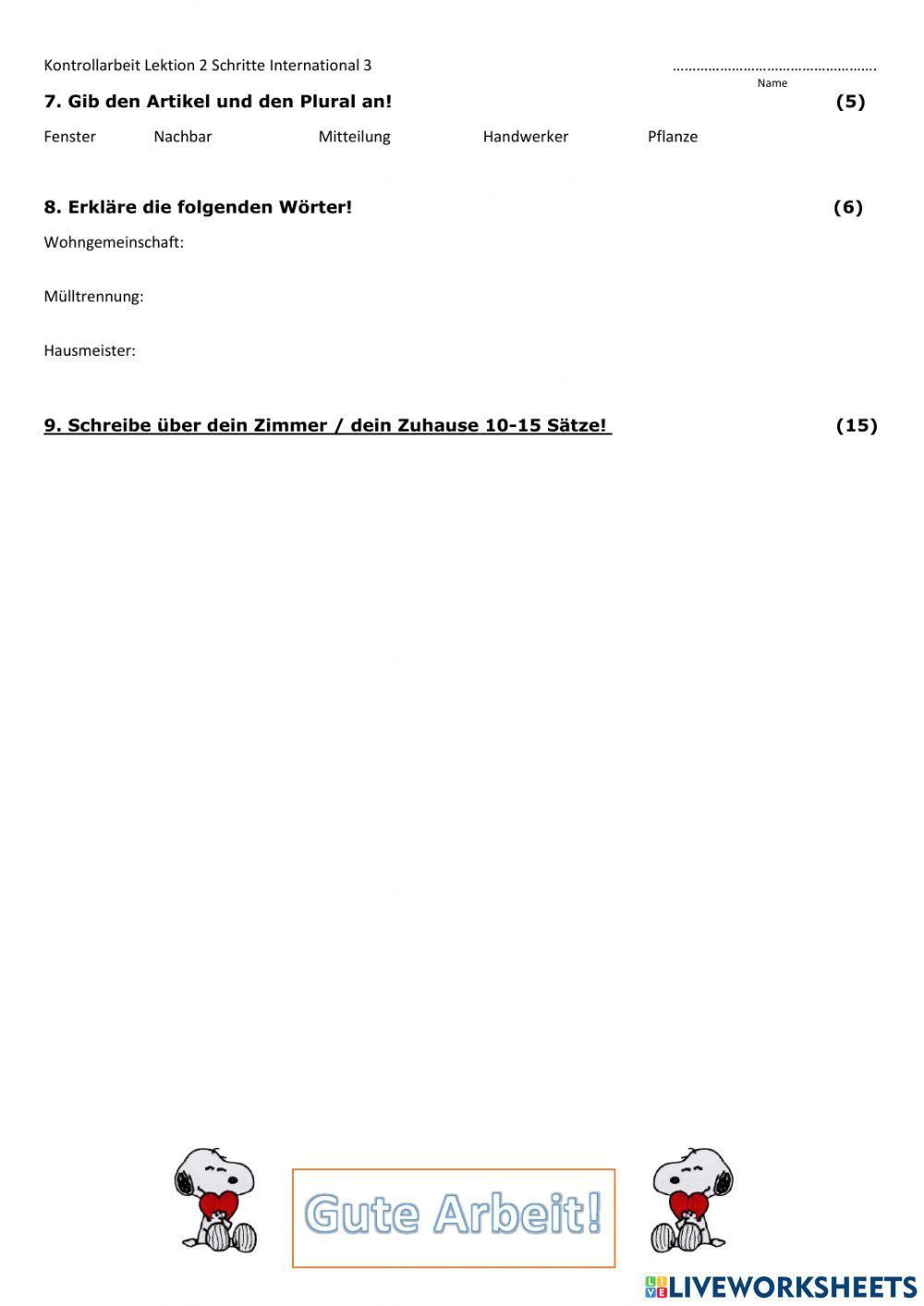 Schritte International neu 3 Lektion 2