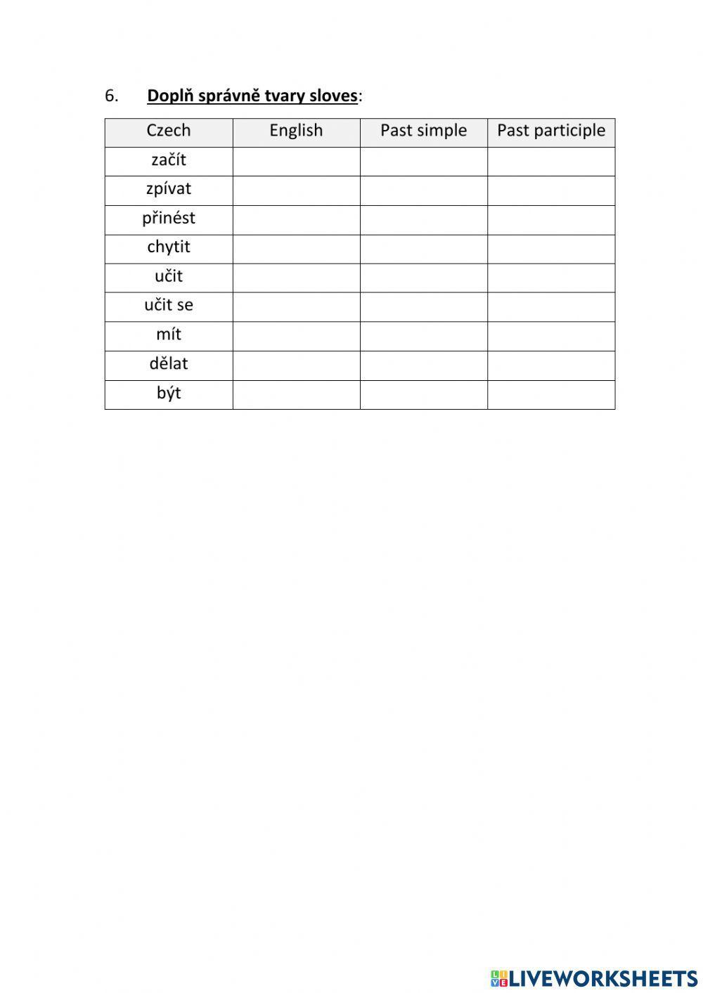 Present perfect - revision