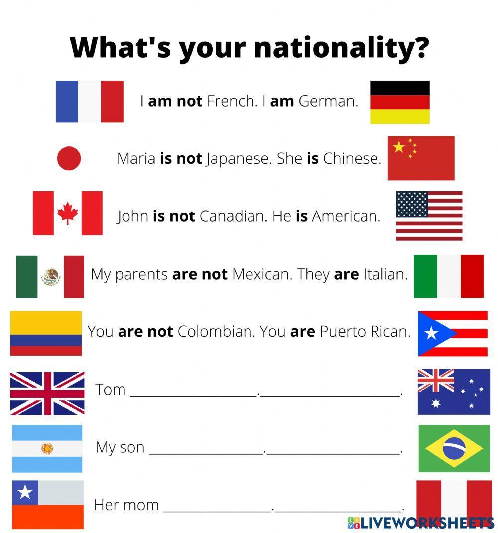 What's your nationality?