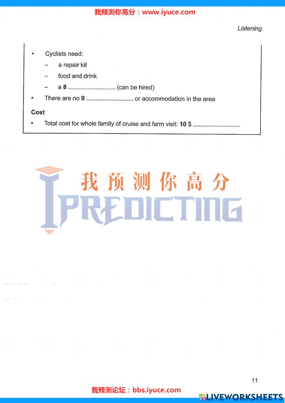 Ielts 12 - Test 5 - Listening