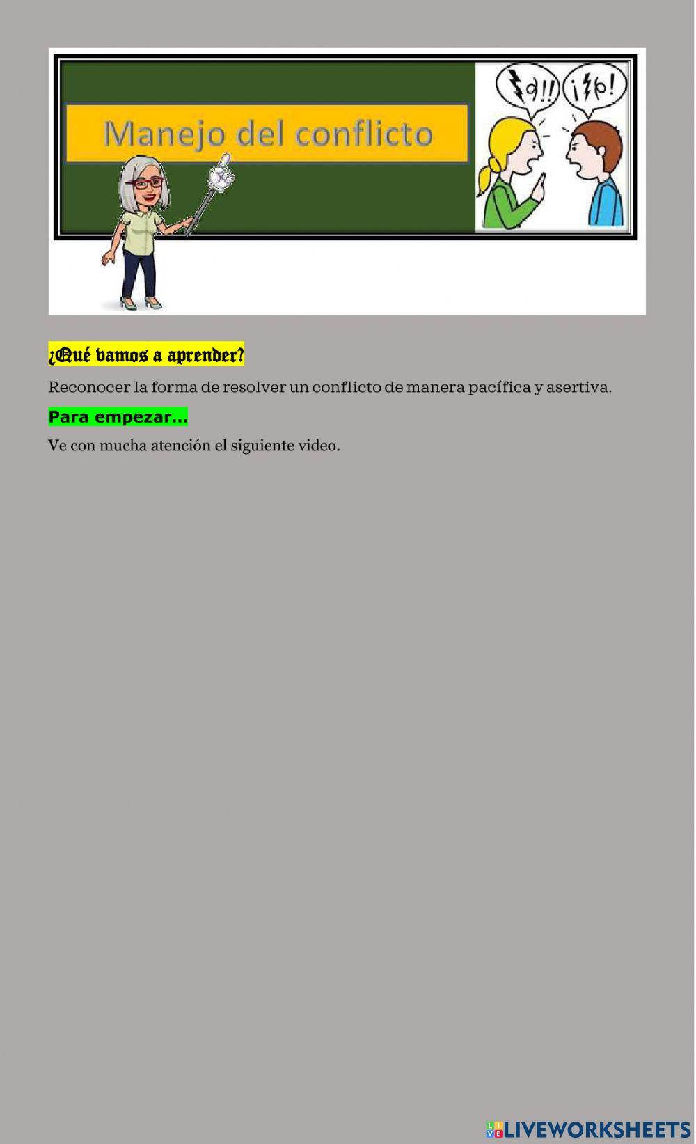 Manejo del conflicto