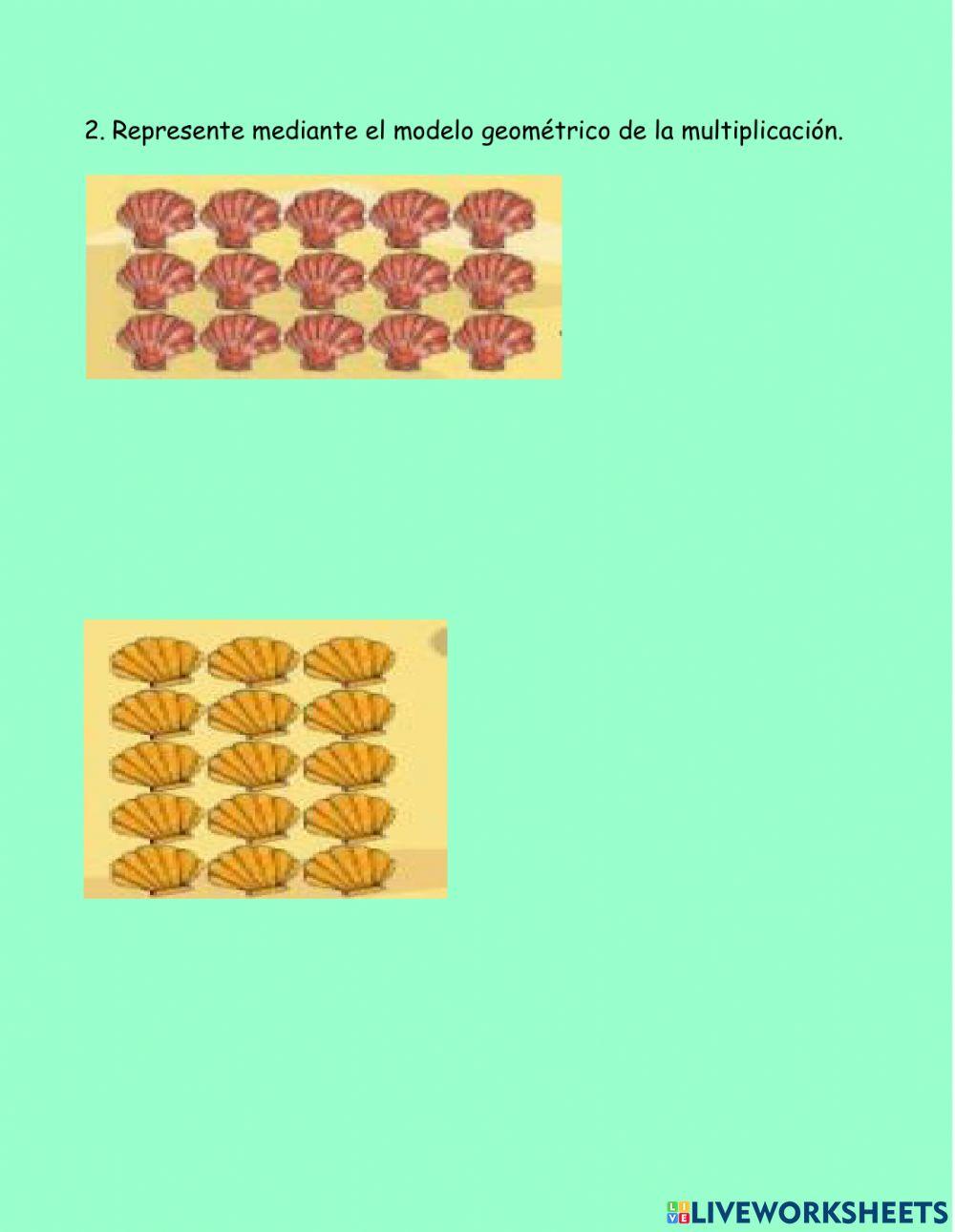 Modelo grupal y geométrico de la multiplicación