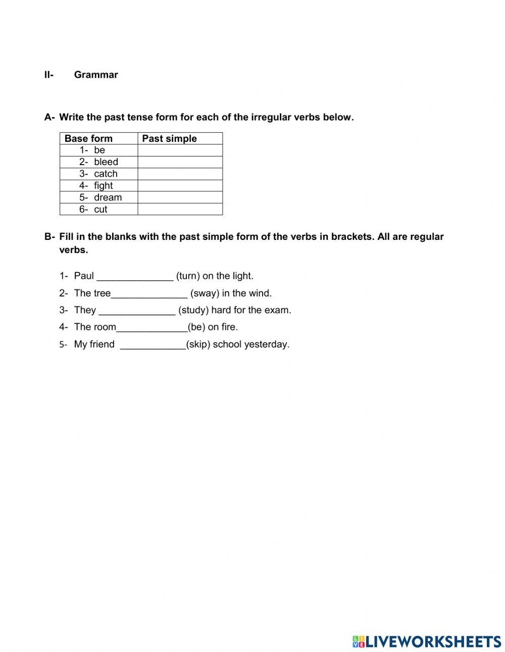 Adjectives of feelings