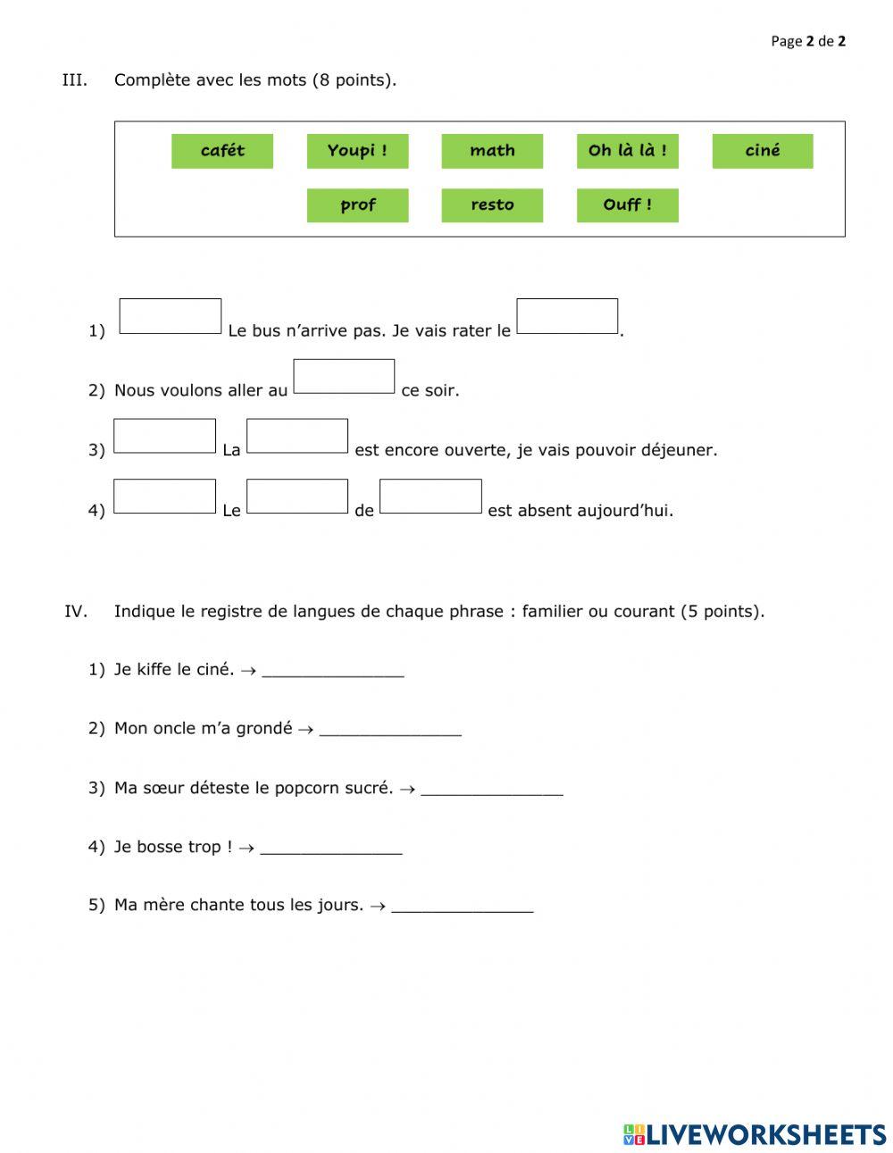 Mes potes à moi Leçon 1 - Oh là là!