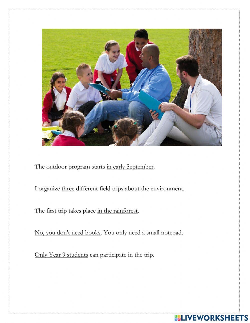 Simple Present and WH- questions