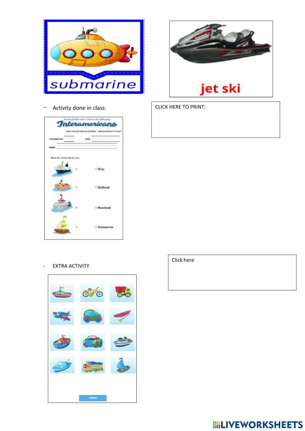 Weekly activities - Preparatory -Week 37