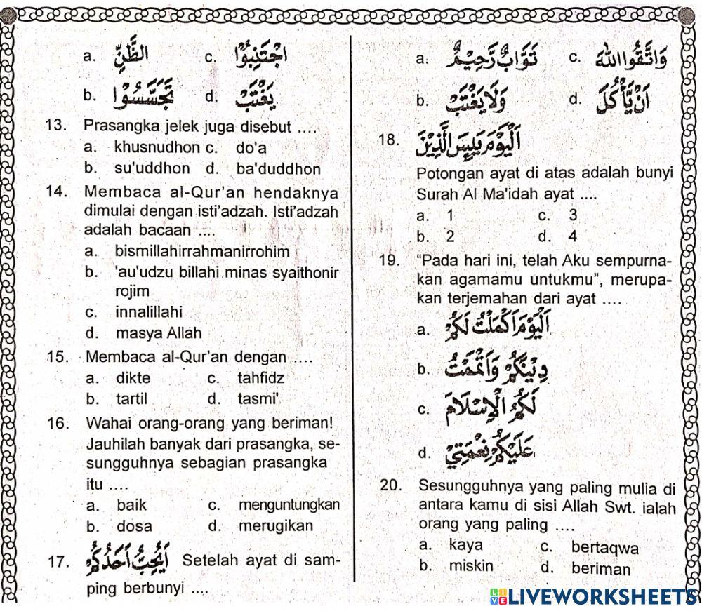 PH PAI KELAS 6 bab 6