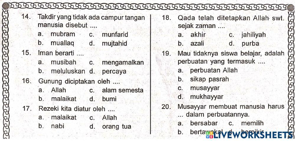 PH PAI KELAS 6 bab 7