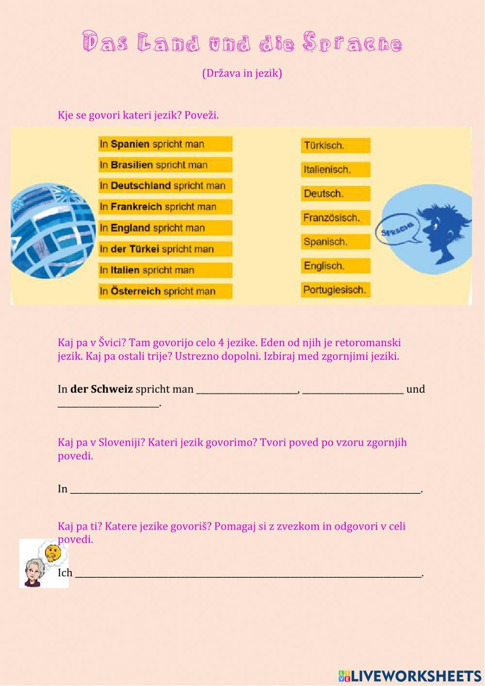 Das Land und die Sprache