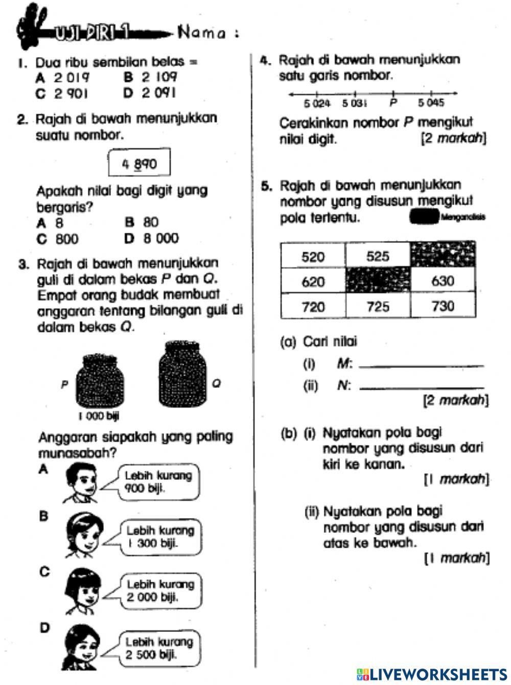 Nombor hingga 10 000