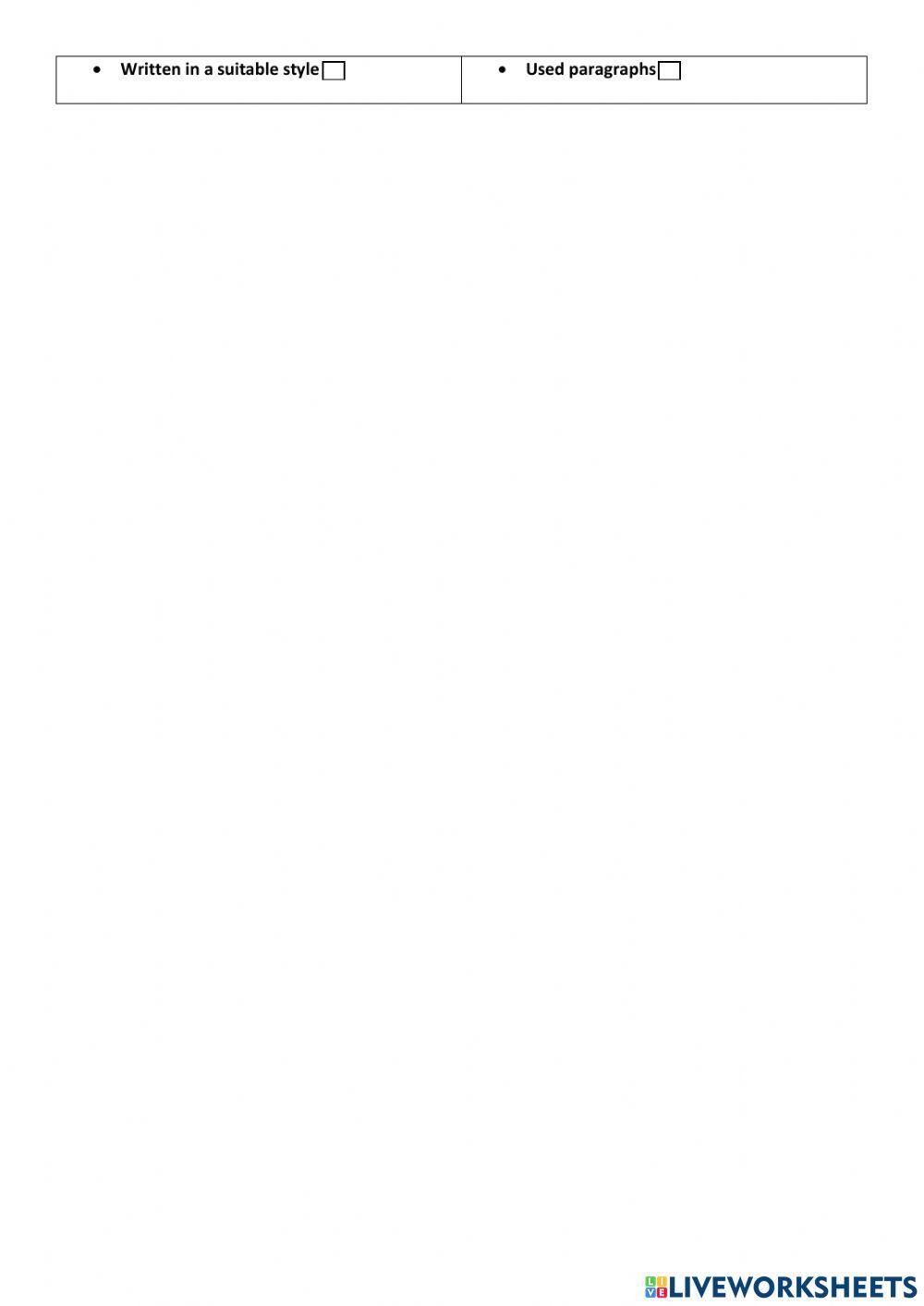 Writing an informal email