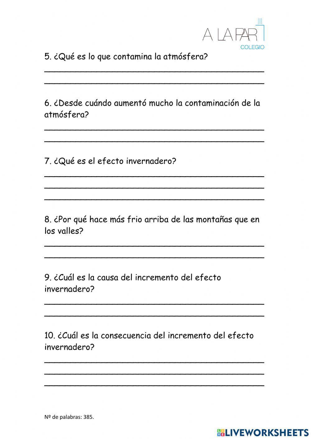 El cambio Climático