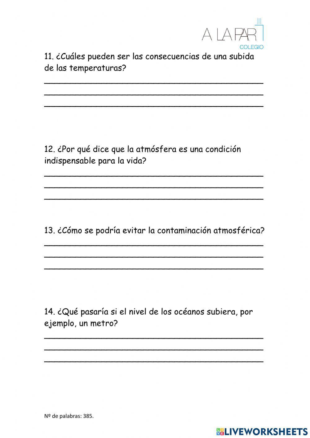 El cambio Climático