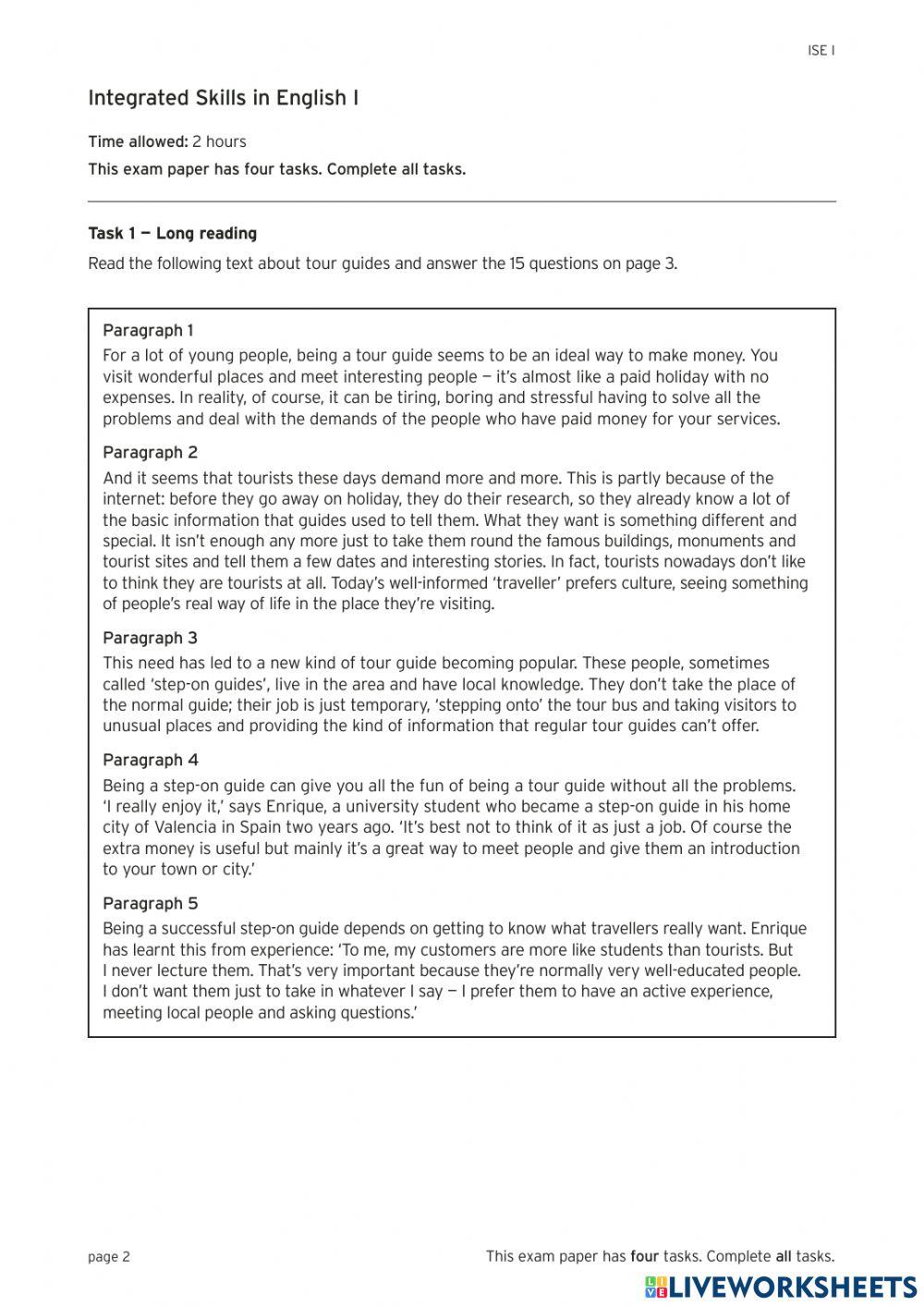 ISE1.2 FIRST TERM EXAM