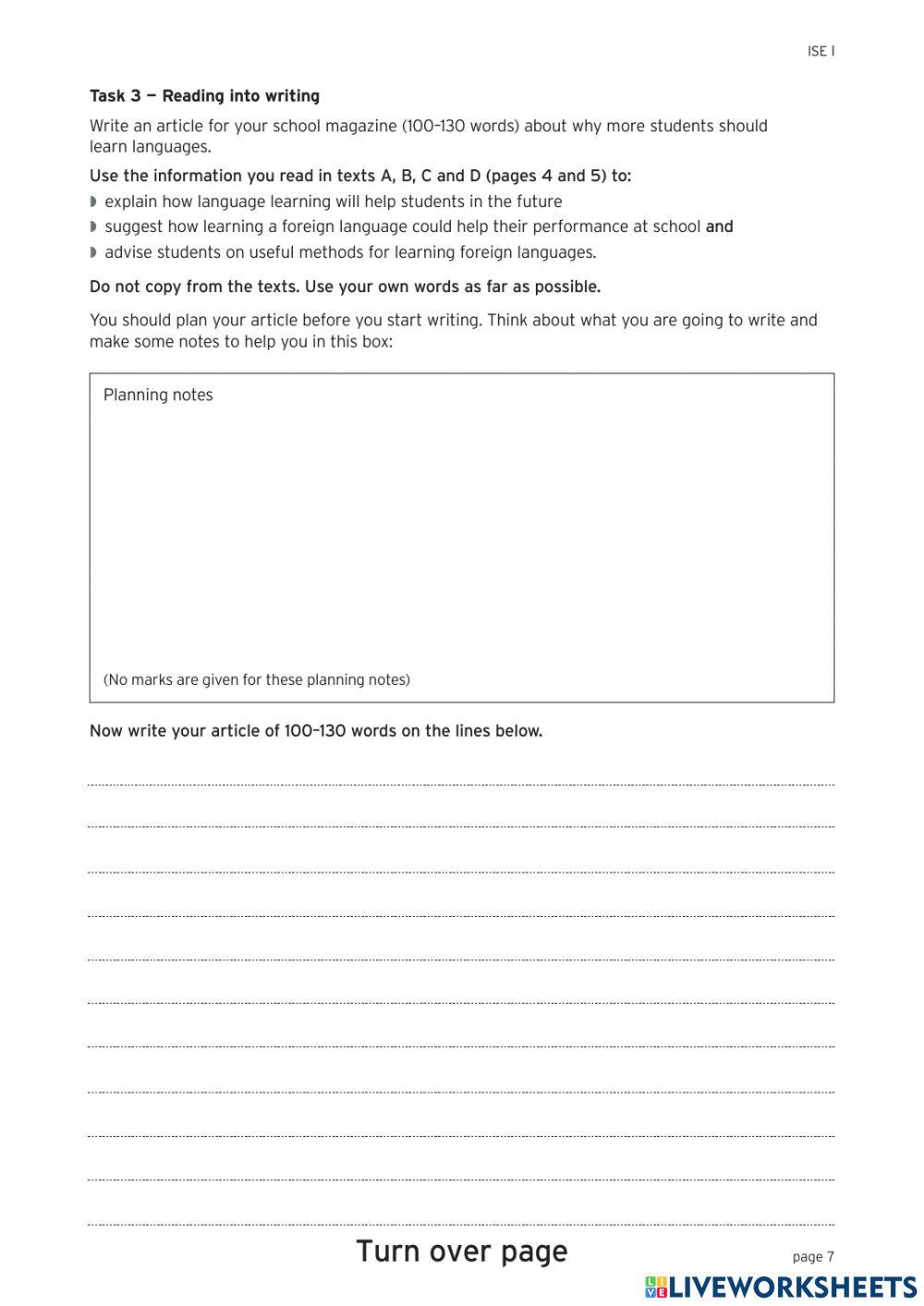 ISE1.2 FIRST TERM EXAM