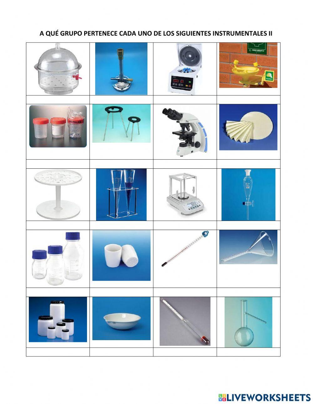 A qué grupo pertenece cada instrumental