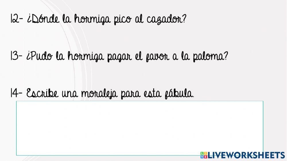 Comprensión Lectora