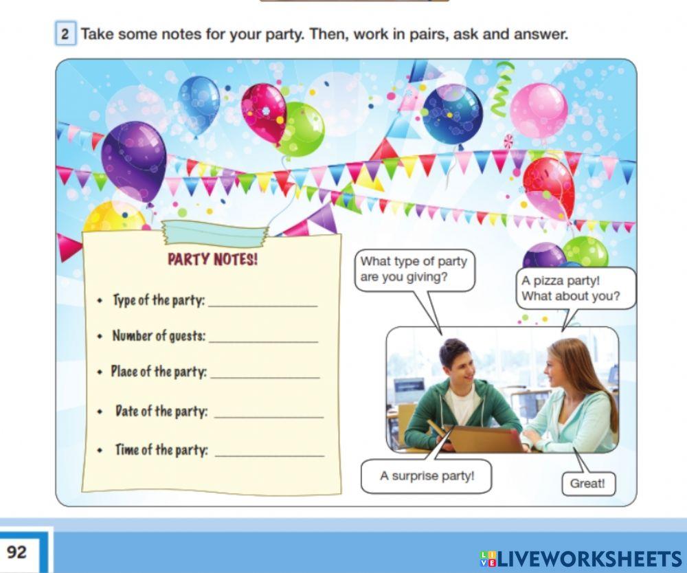 7.sınıf 6.ünite Celebretion speaking 2 DERS KİTABI 92-2