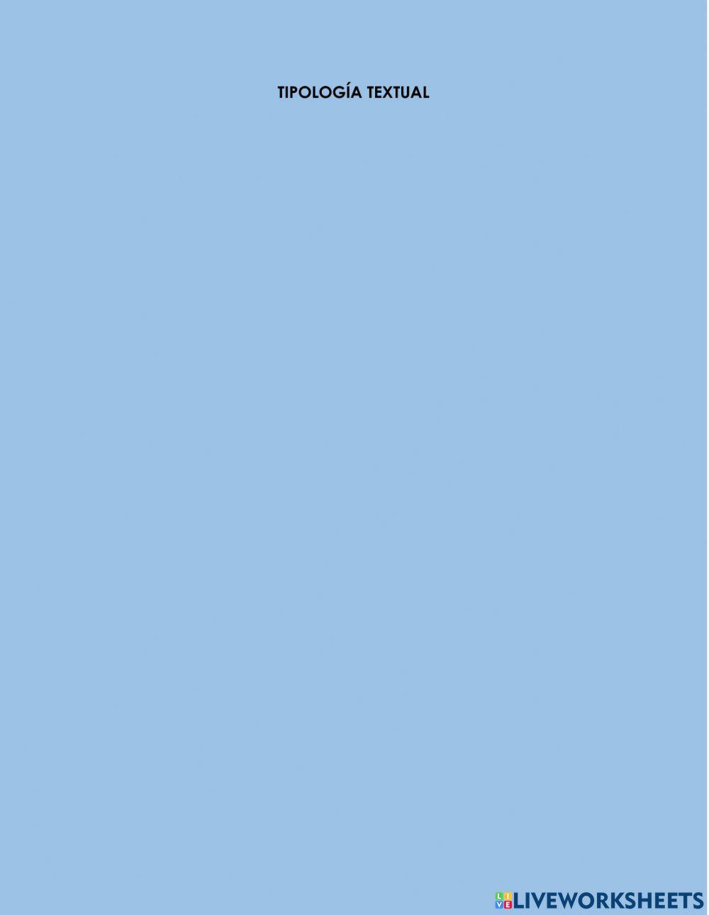 Tipología textual