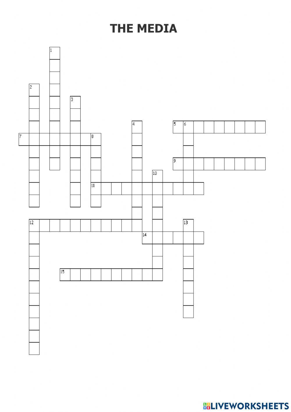 Media crossword