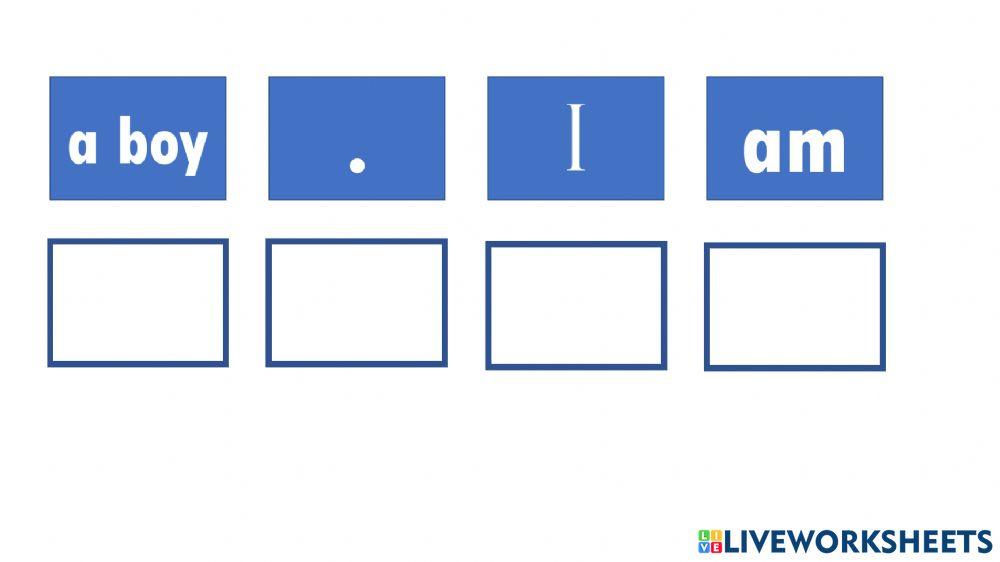 Sentences - Verb to be