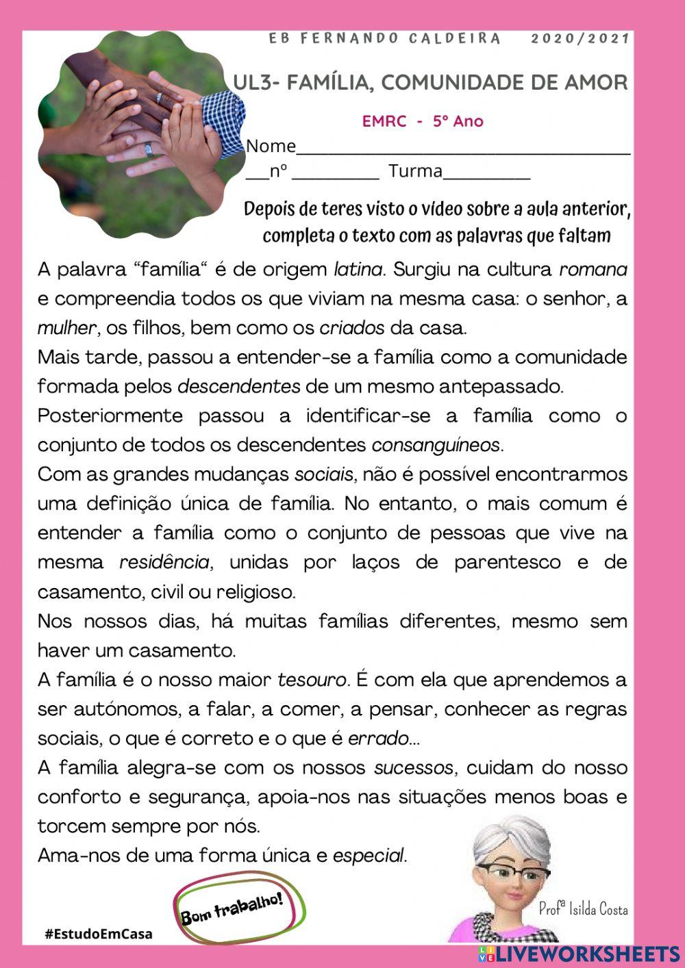 Evolução do conceito de família