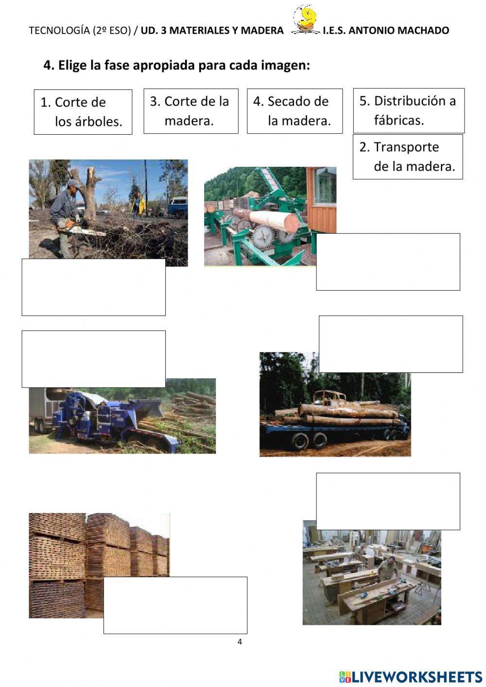 03.02 La madera (Tecnología, 2º ESO)