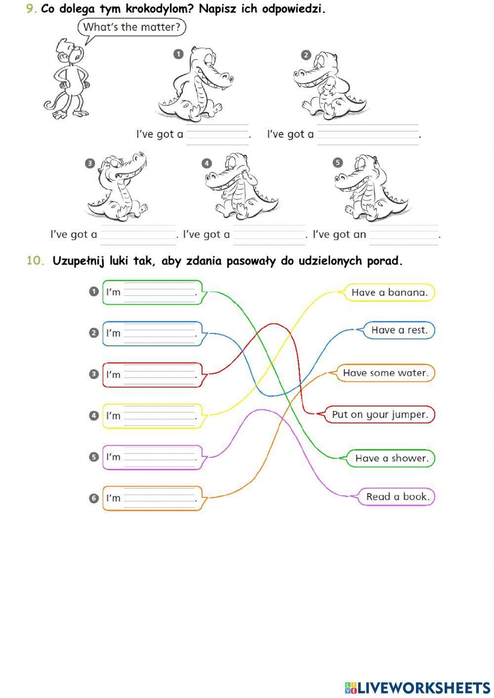 Bugs Team 2 Unit 4 Extra worksheet