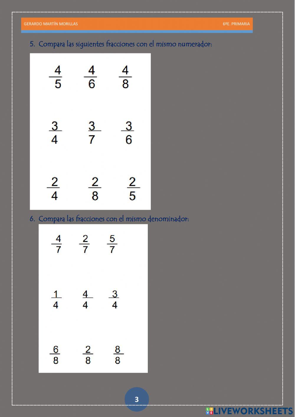 Numeración. Ficha 17.