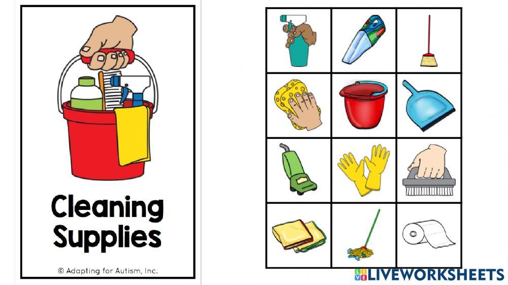 Cleaning Supplies Adapted Book 2