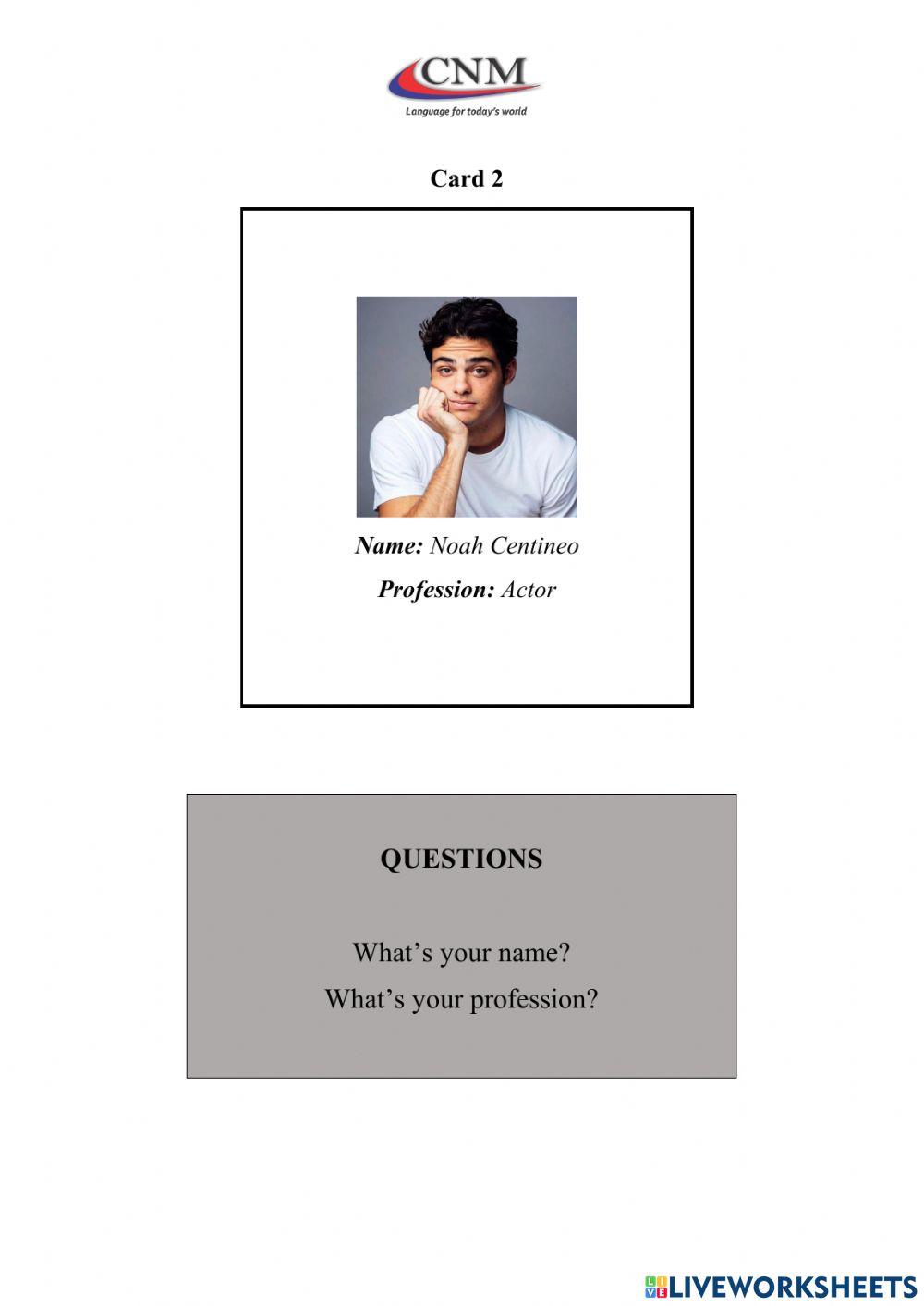 Professions - Adults - Level I