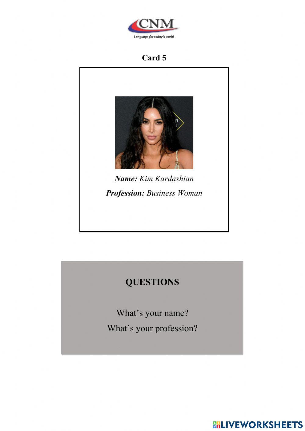 Professions - Adults - Level I