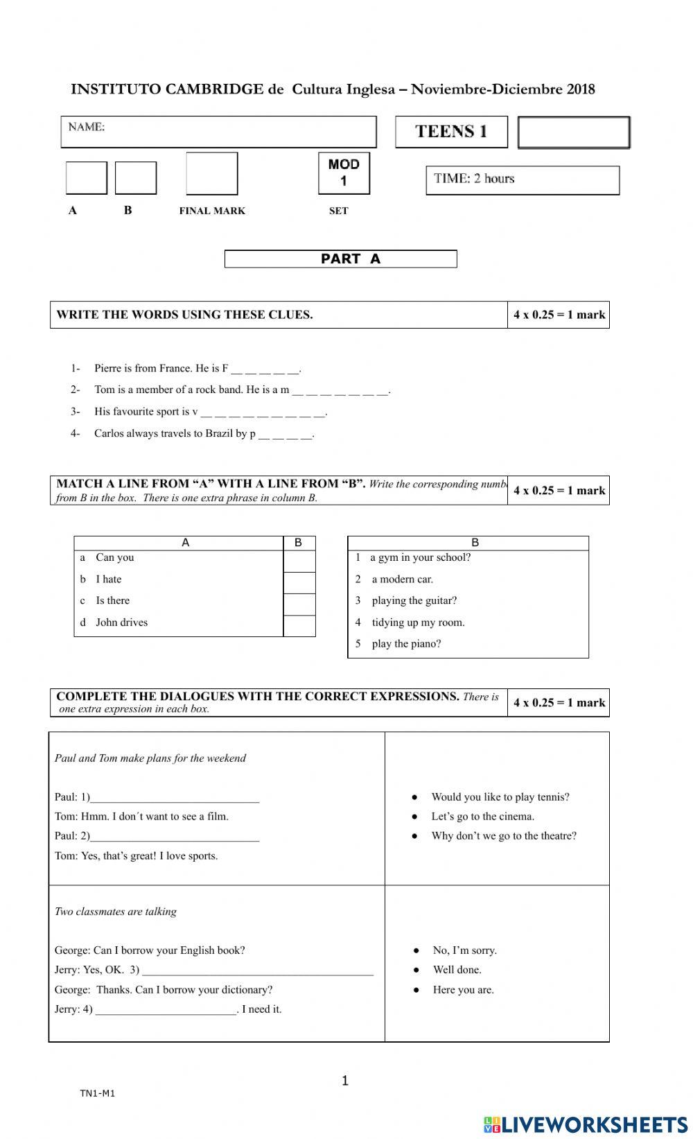 Teens 1 Nov-Dic 2018 Mod 1