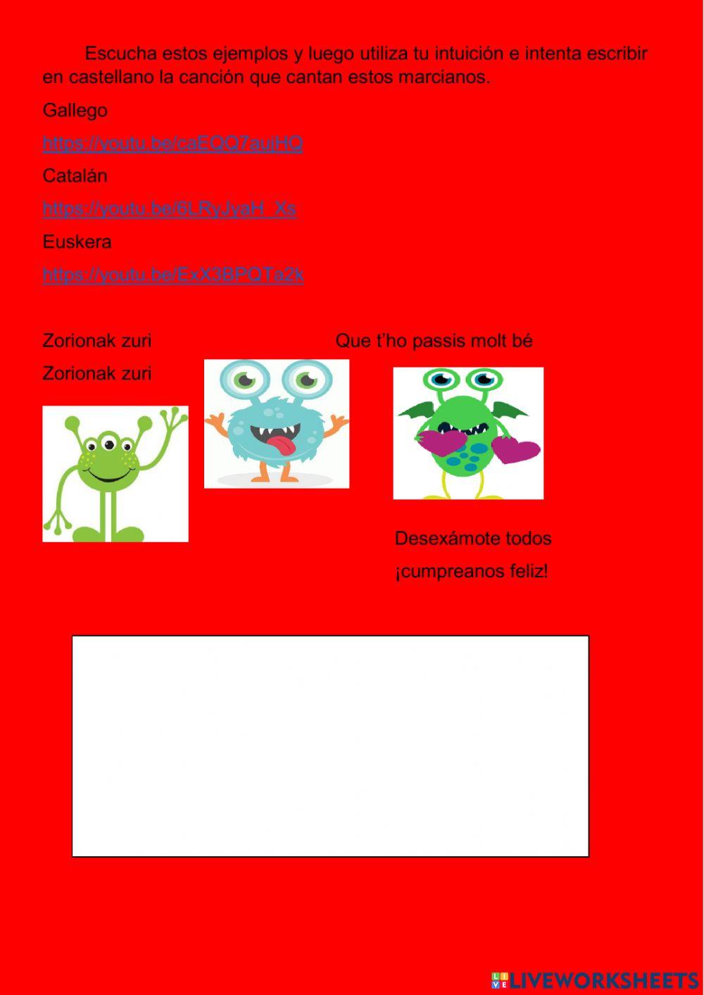 El castellano y las lenguas de España.