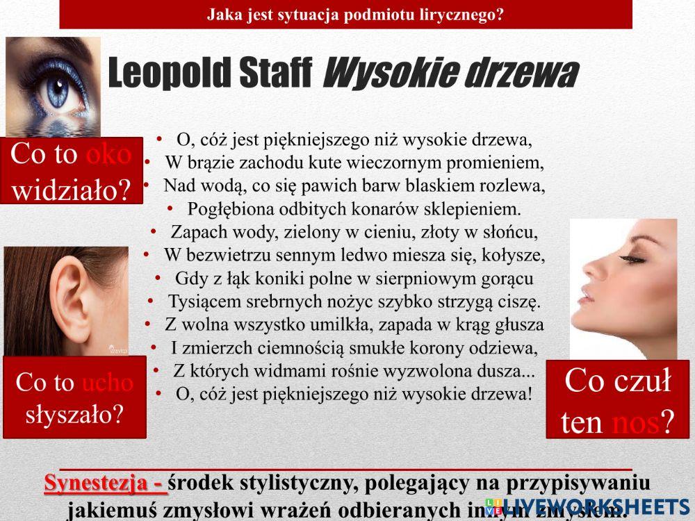 Jan Kochanowski - fraszka Na lipę