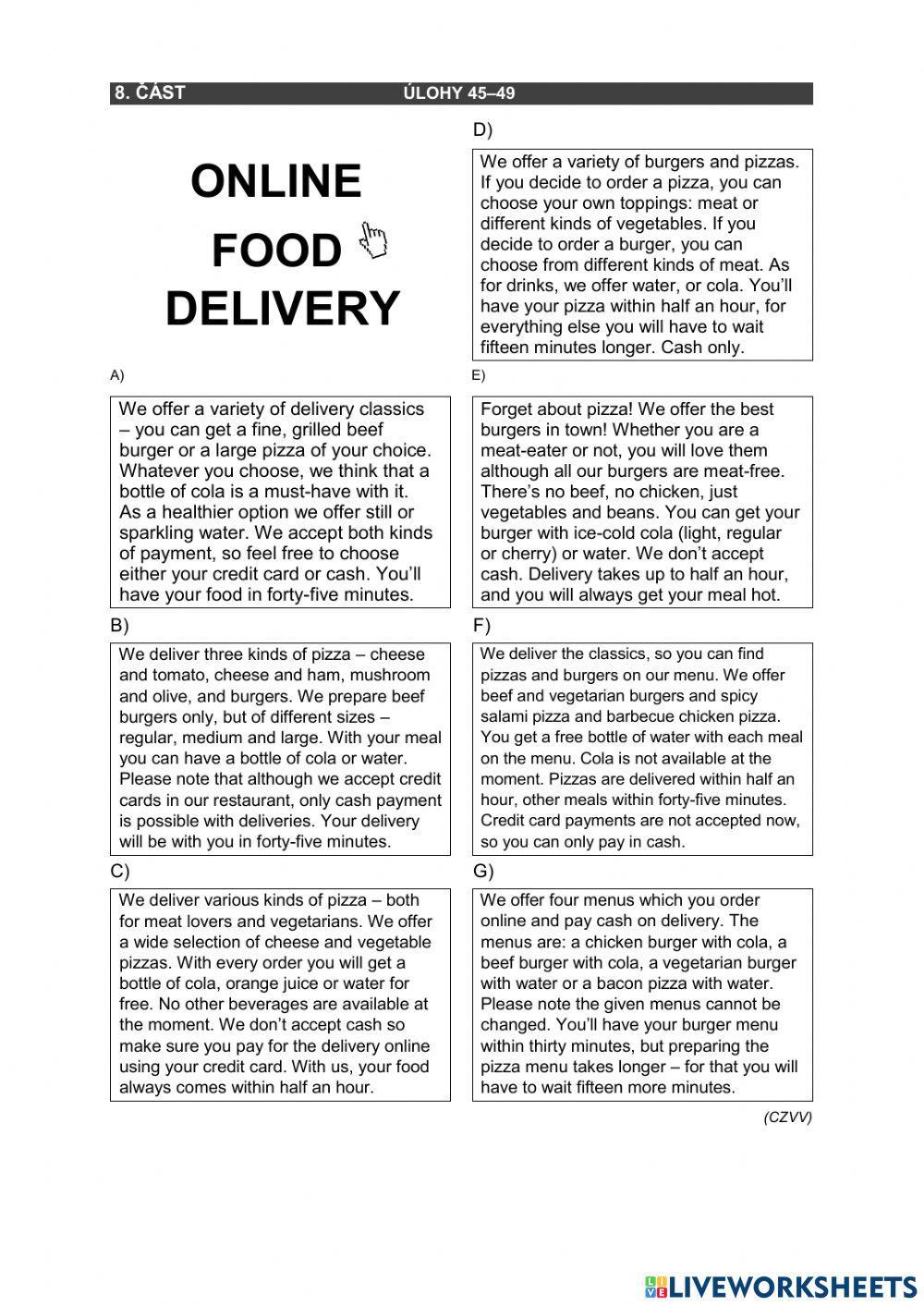 Maturita reading (Czech Republic)