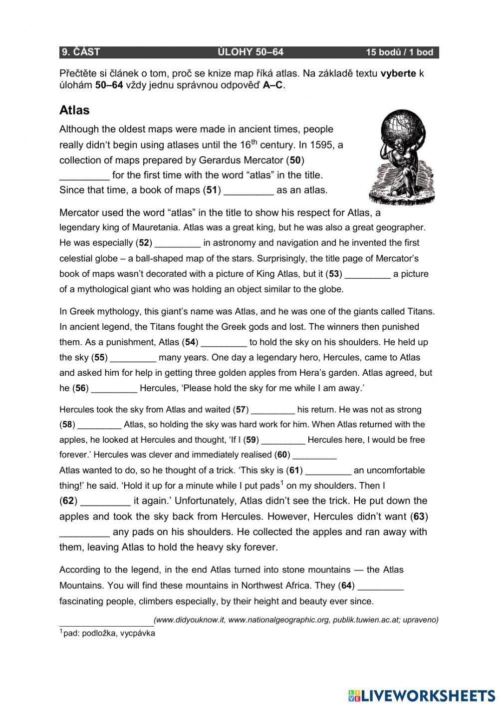 Maturita reading (Czech Republic)