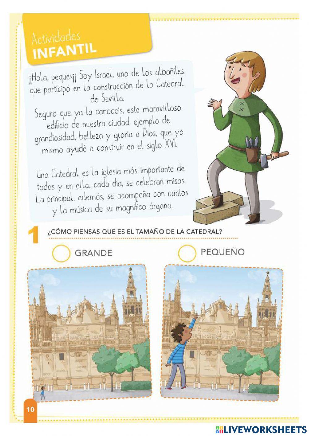 Patrimonio andaluz: Catedral de Sevilla para Infantil