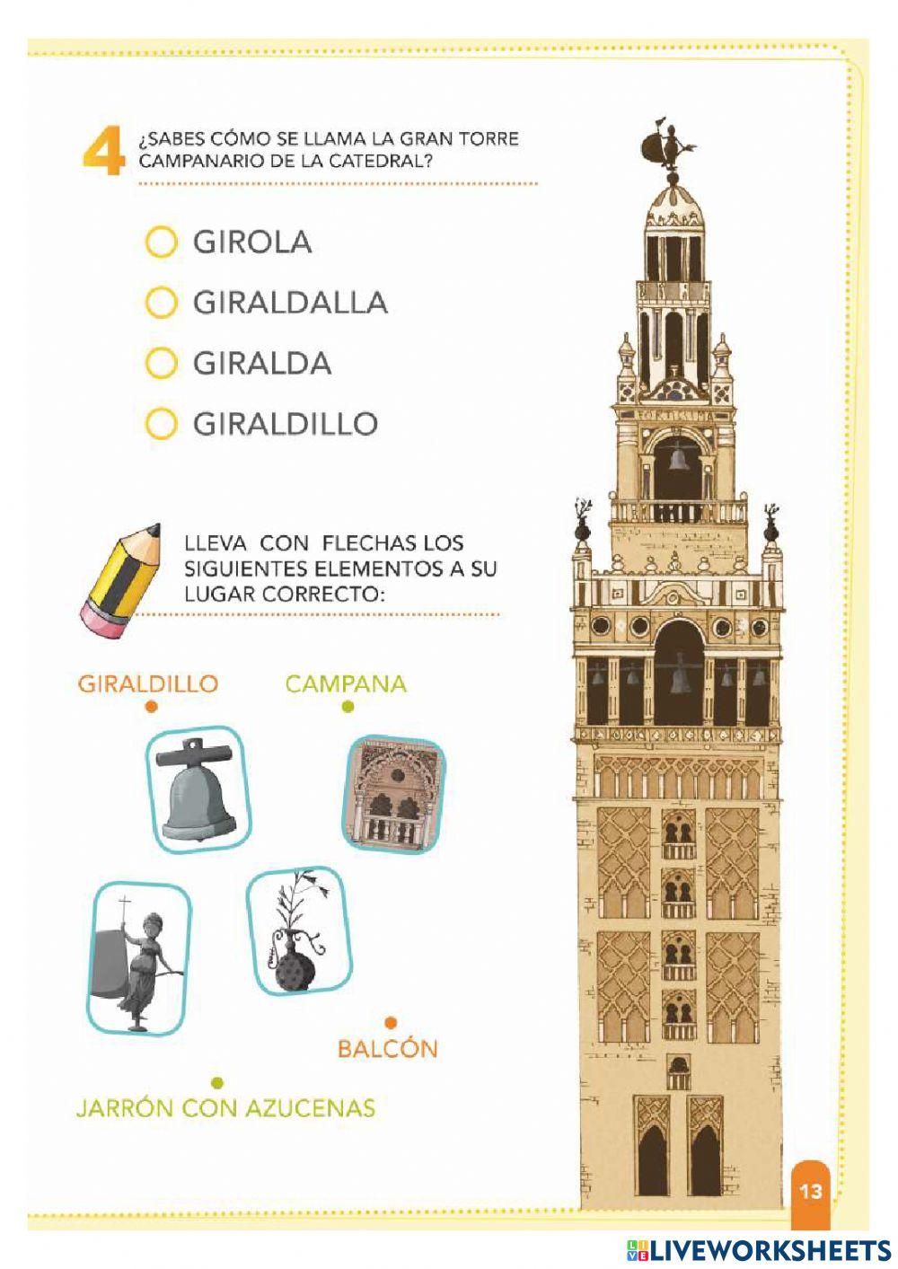 Patrimonio andaluz: Catedral de Sevilla para Infantil