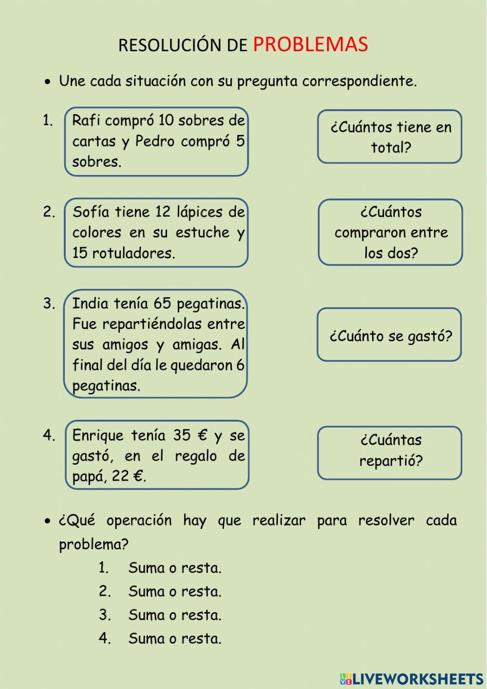 Resolución de problemas